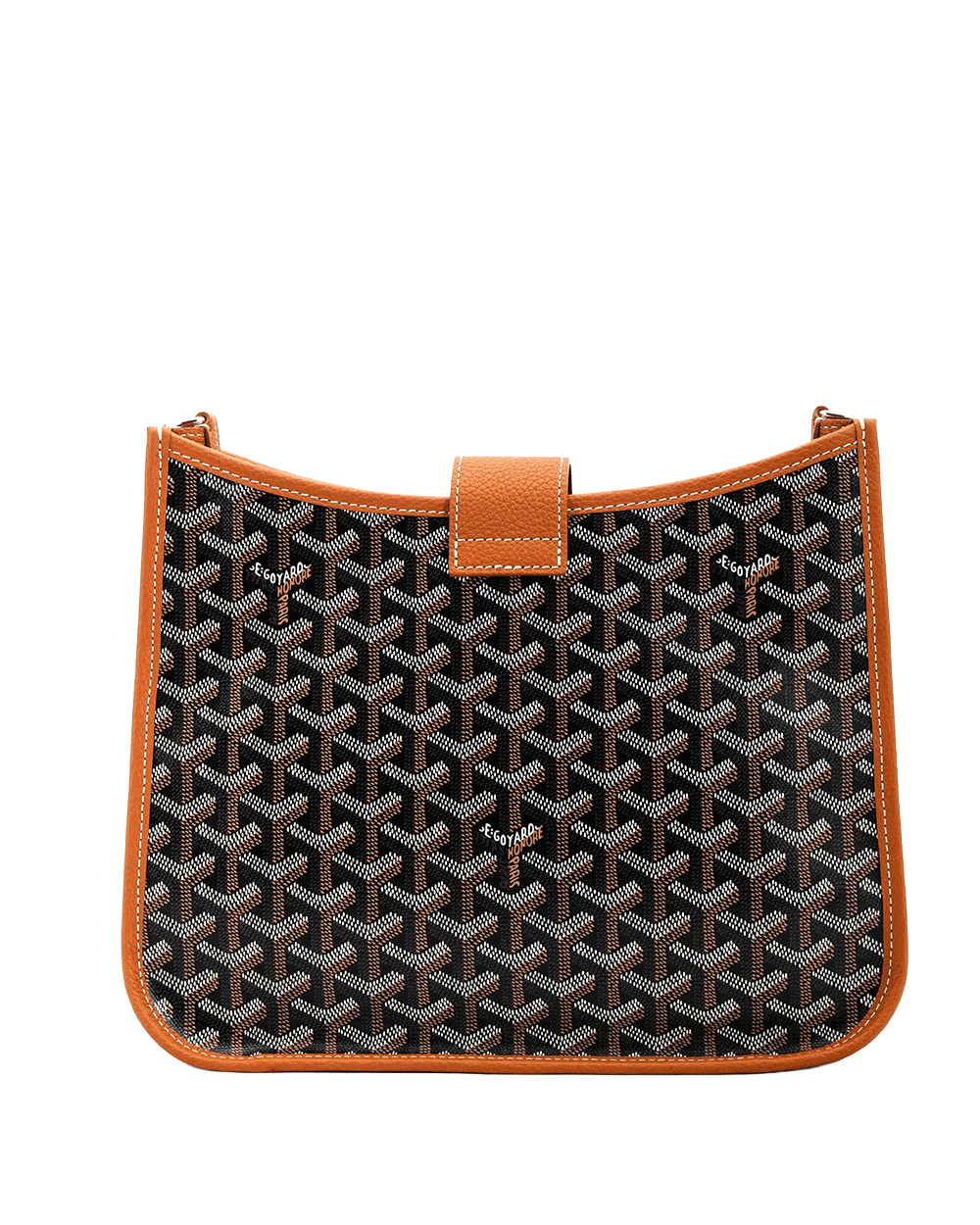 20 NEW GOYARD MUSETTE BAG PM BROWN CANVAS SHW SAR 020263 0476