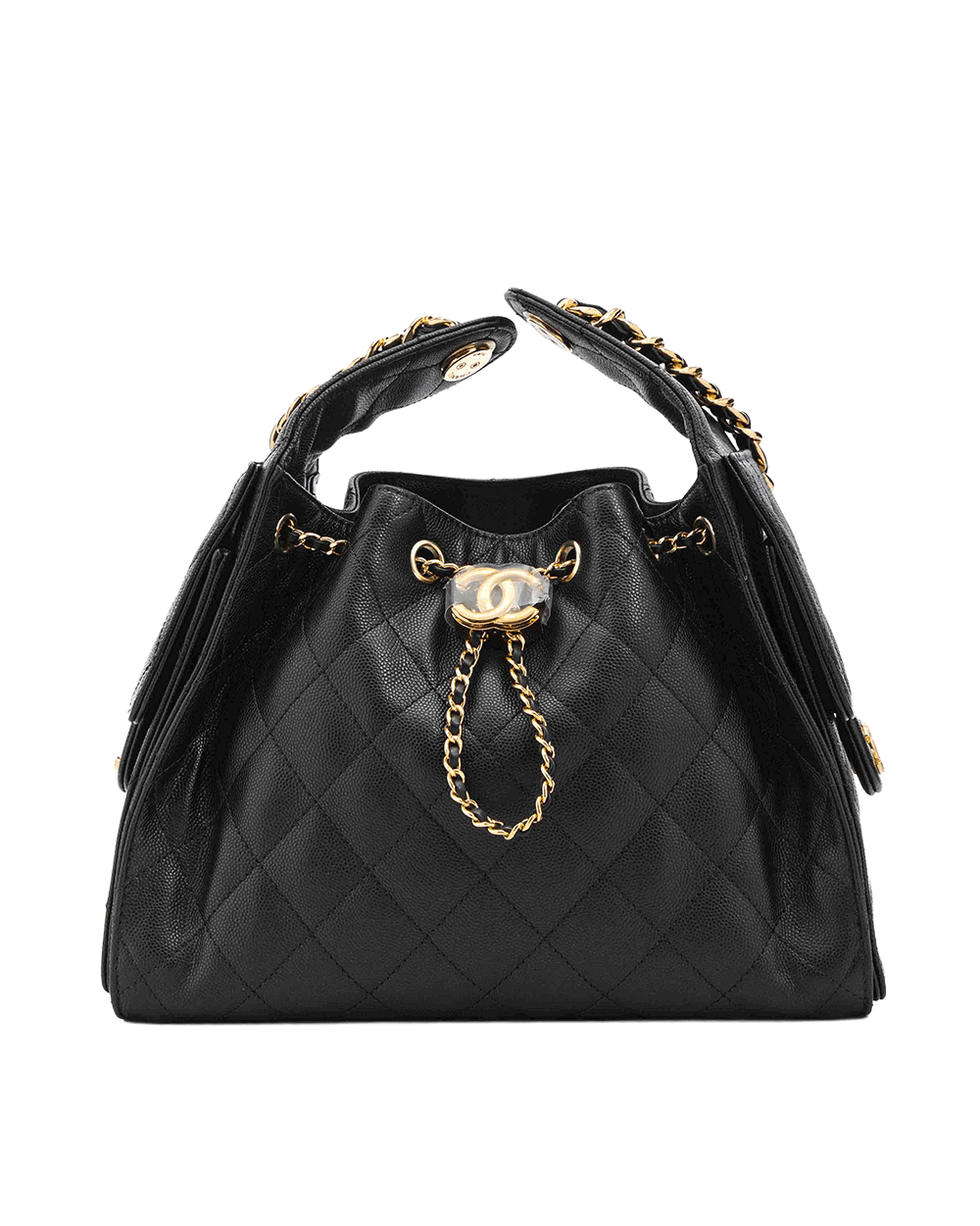 25 NEW CHANEL 25 HANDBAG SMALL BLACK CAVIAR GHW EPAJH0K8 0043
