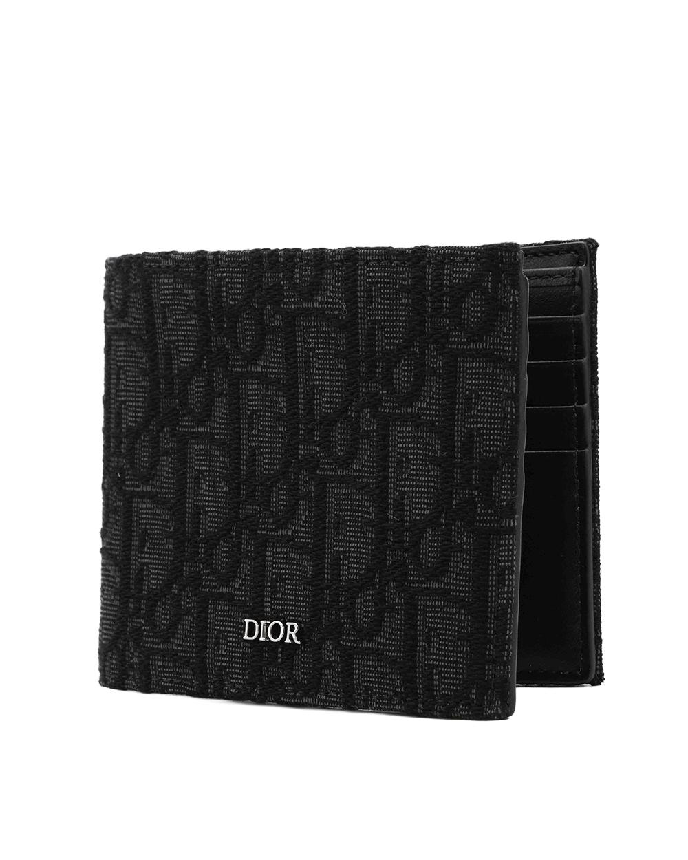 29 NEW DIOR 8 CARD SHORT BLACK OBLIQUE JACUARD SHW 12BO 0216 0250