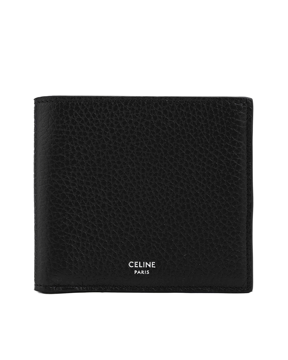 30 NEW CELINE BI FOLD WALLET WITH COIN SHORT BLACK CALF SHW F IB 1205 0222