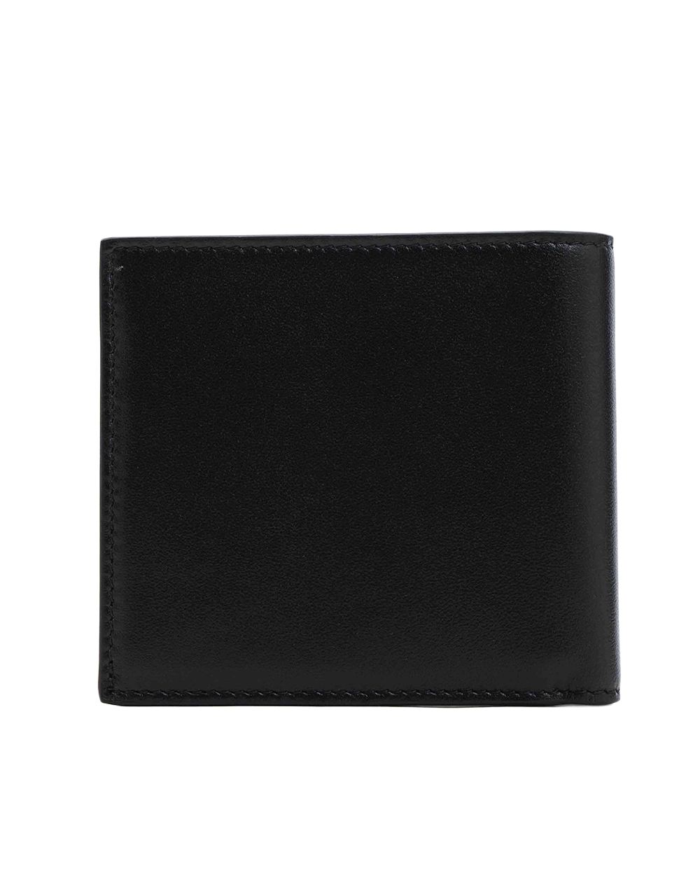 32 NEW CELINE BI FOLD WALLET SHORT BLACK LOGO BLUE CALF F IE 1266 0217