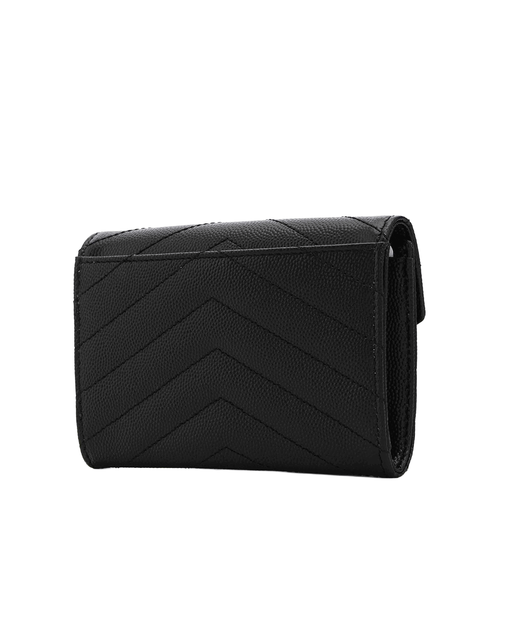 34 NEW YSL CASSANDRE MATELASSÉ CARD HOLDER SHORT BLACK CALF GHW YBL 414404 0925 0342