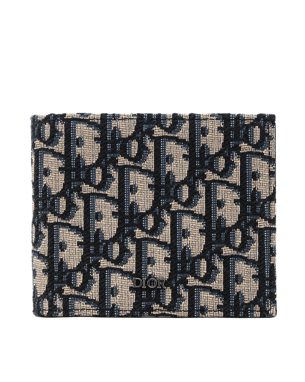 35 NEW DIOR 8 CARD SHORT BLUE OBLIQUE JACUARD SHW 12 BO 0226 0272