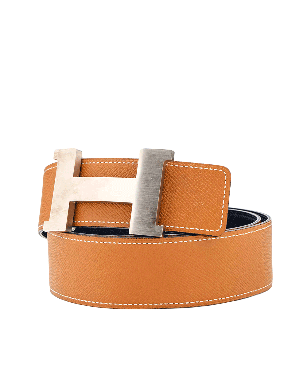 4 HERMES BELT 4 CM 90 GOLD BLUE SHW T FM 380 0724