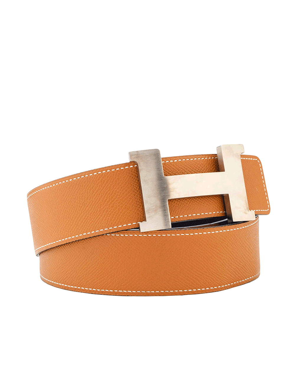 4 HERMES BELT 4 CM 90 GOLD BLUE SHW T FM 380 0725