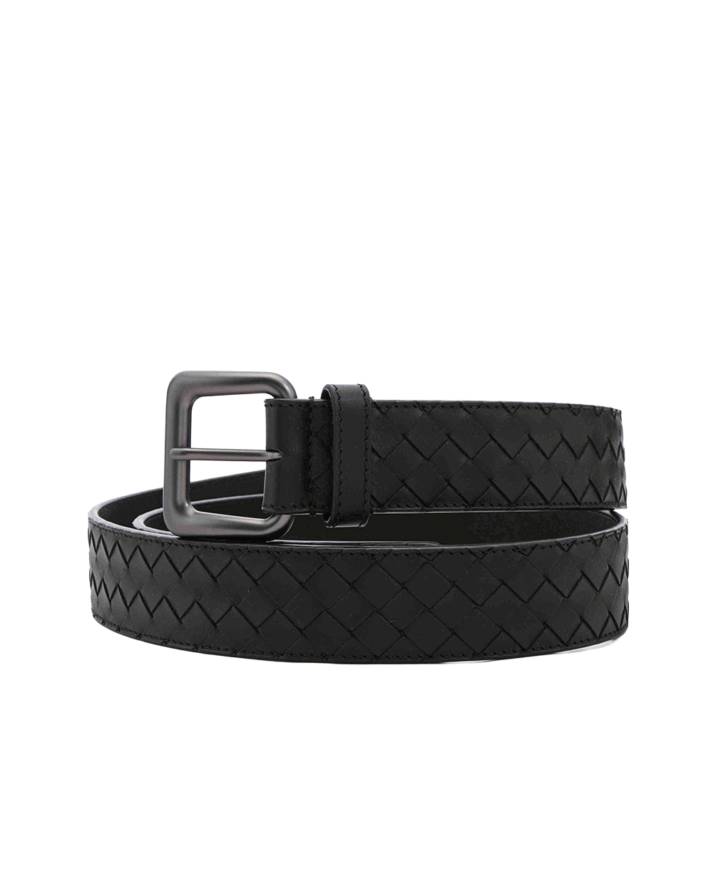 42 NEW BOTTEGA BELT 3.5 CM 100 BLACK CALF BHW 0396