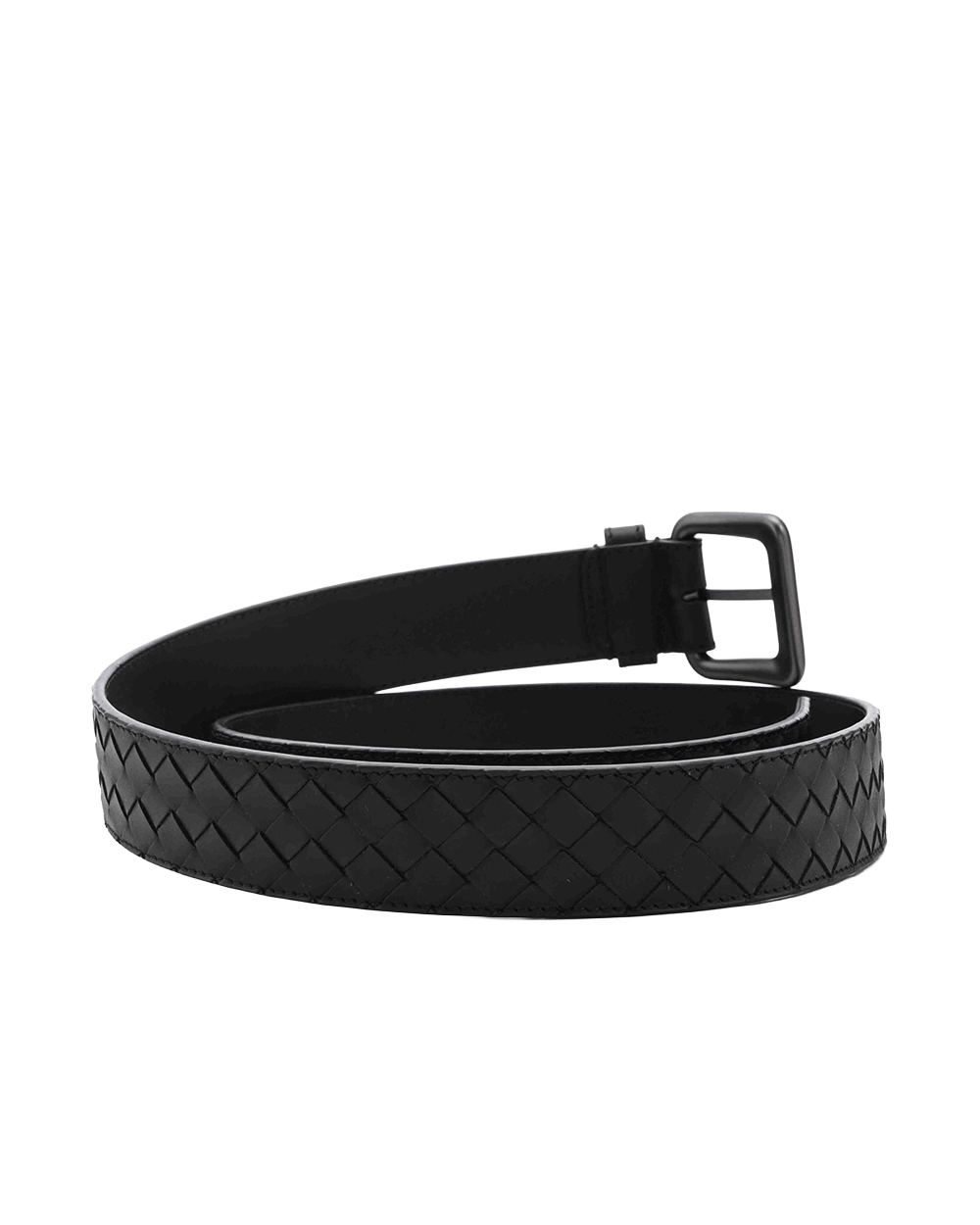 42 NEW BOTTEGA BELT 3.5 CM 100 BLACK CALF BHW 0398