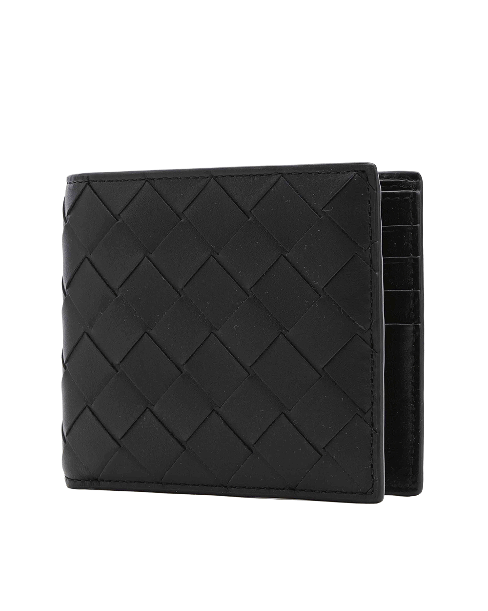 46 NEW BOTTEGA WALLET 8 CARD SHORT BLACK CALF R01421531I 0231