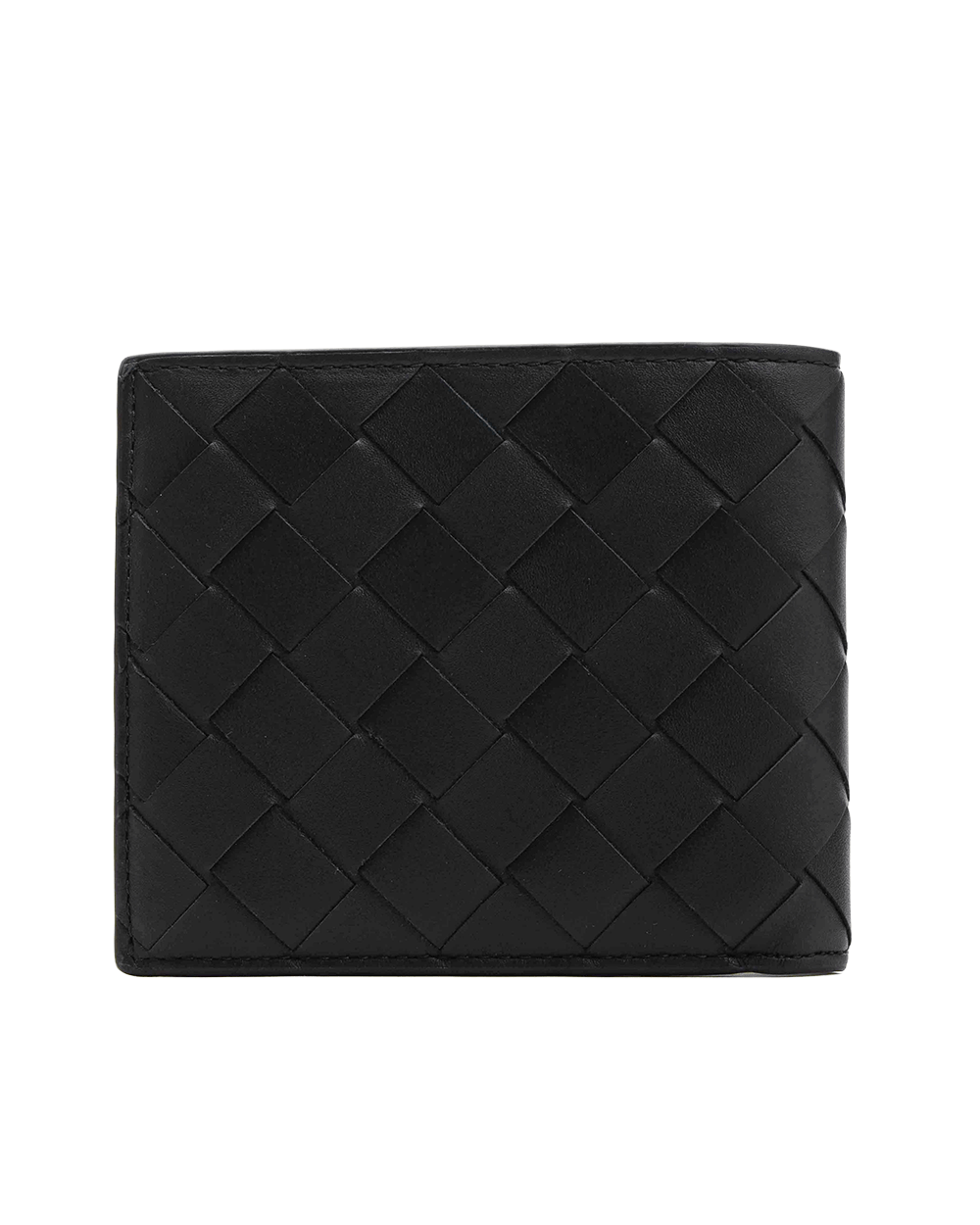 46 NEW BOTTEGA WALLET 8 CARD SHORT BLACK CALF R01421531I 0233