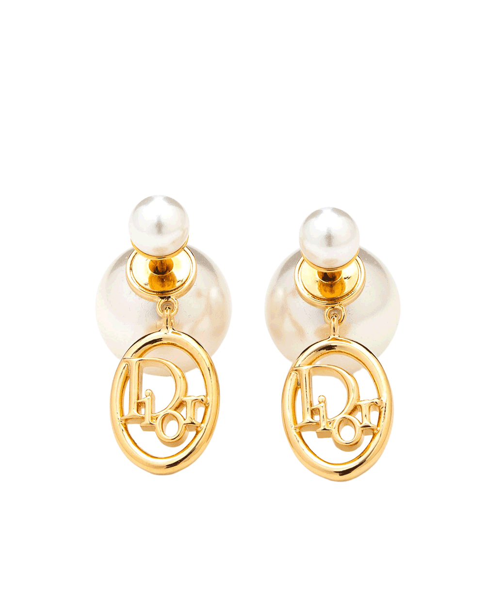48 NEW DIOR TRIBALES DIOR EARRING PEARL GHW 0428