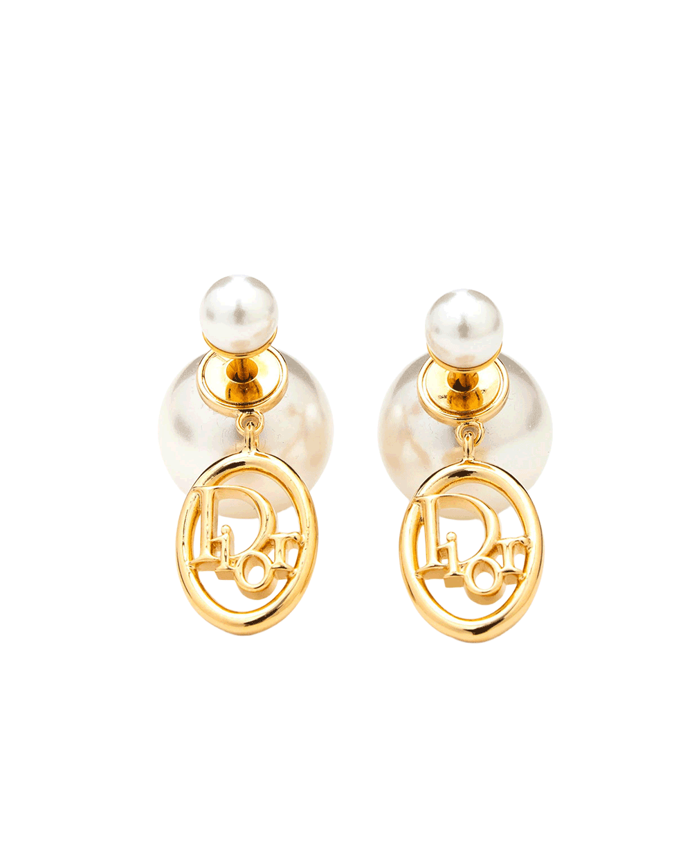 48 NEW DIOR TRIBALES DIOR EARRING PEARL GHW 0429