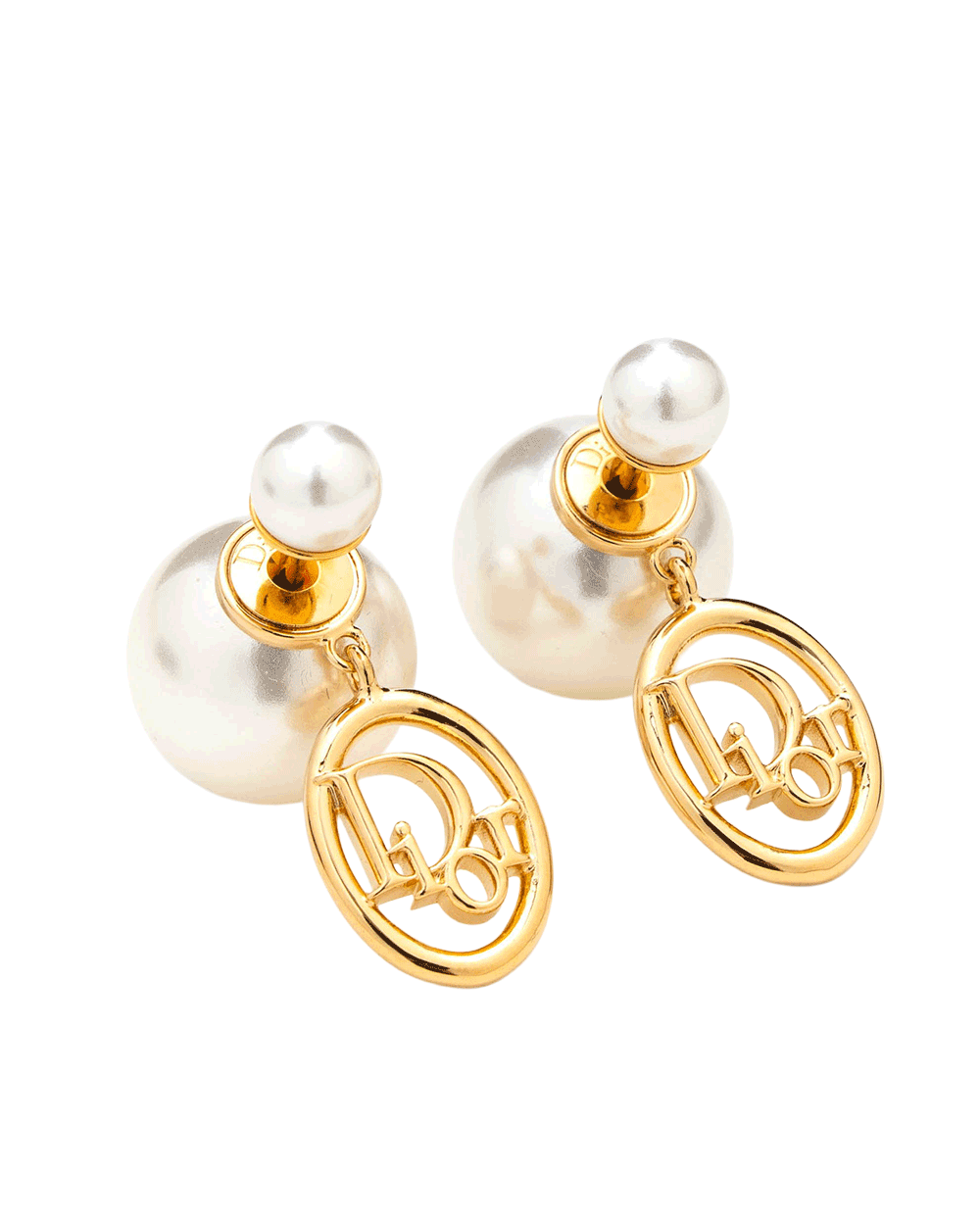 48 NEW DIOR TRIBALES DIOR EARRING PEARL GHW 0431