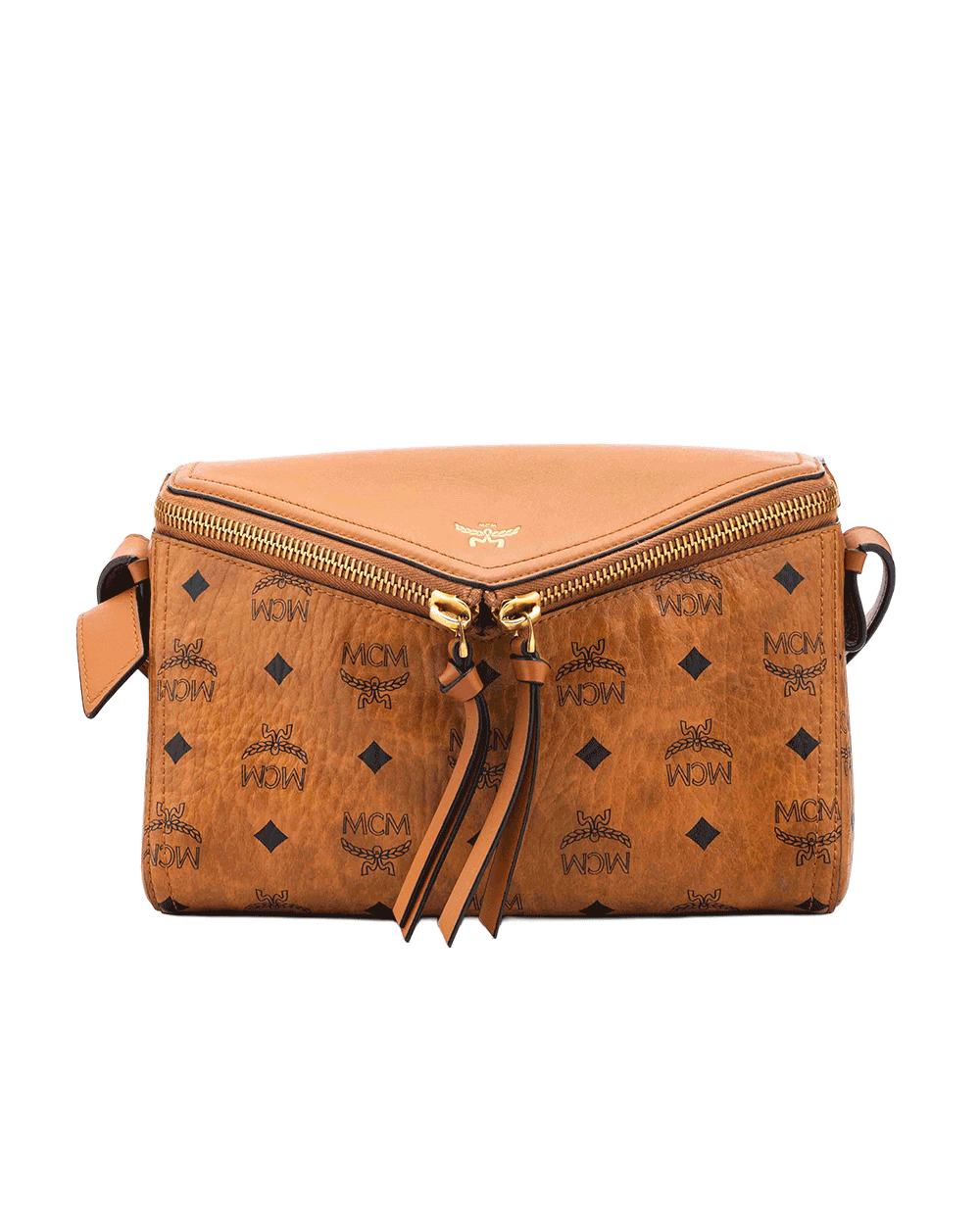 57 MCM DIAMANT SHOLDER BAG BROWN CANVAS GHW MWSEAAKD4CO001 10032507 0022