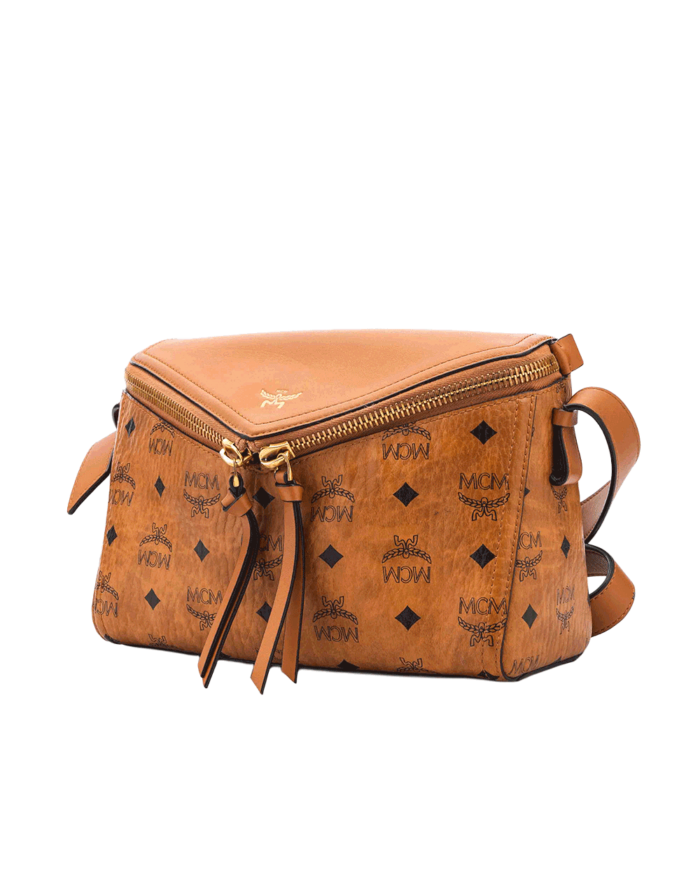 57 MCM DIAMANT SHOLDER BAG BROWN CANVAS GHW MWSEAAKD4CO001 10032507 0023