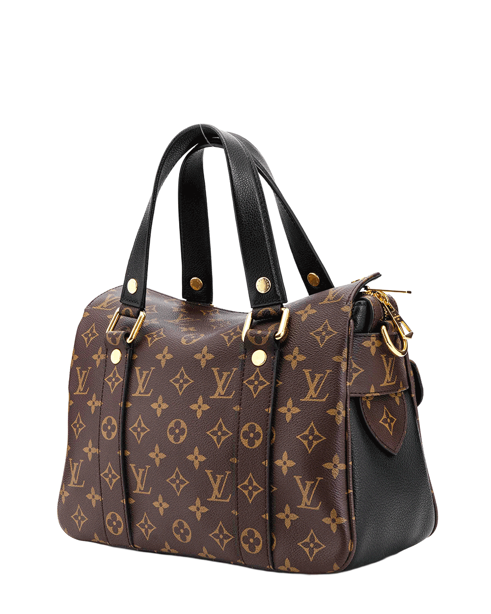 6 LV MANHATTAN NM BROWN BLACK MONOGRAM CANVAS GHW SD3147 0542