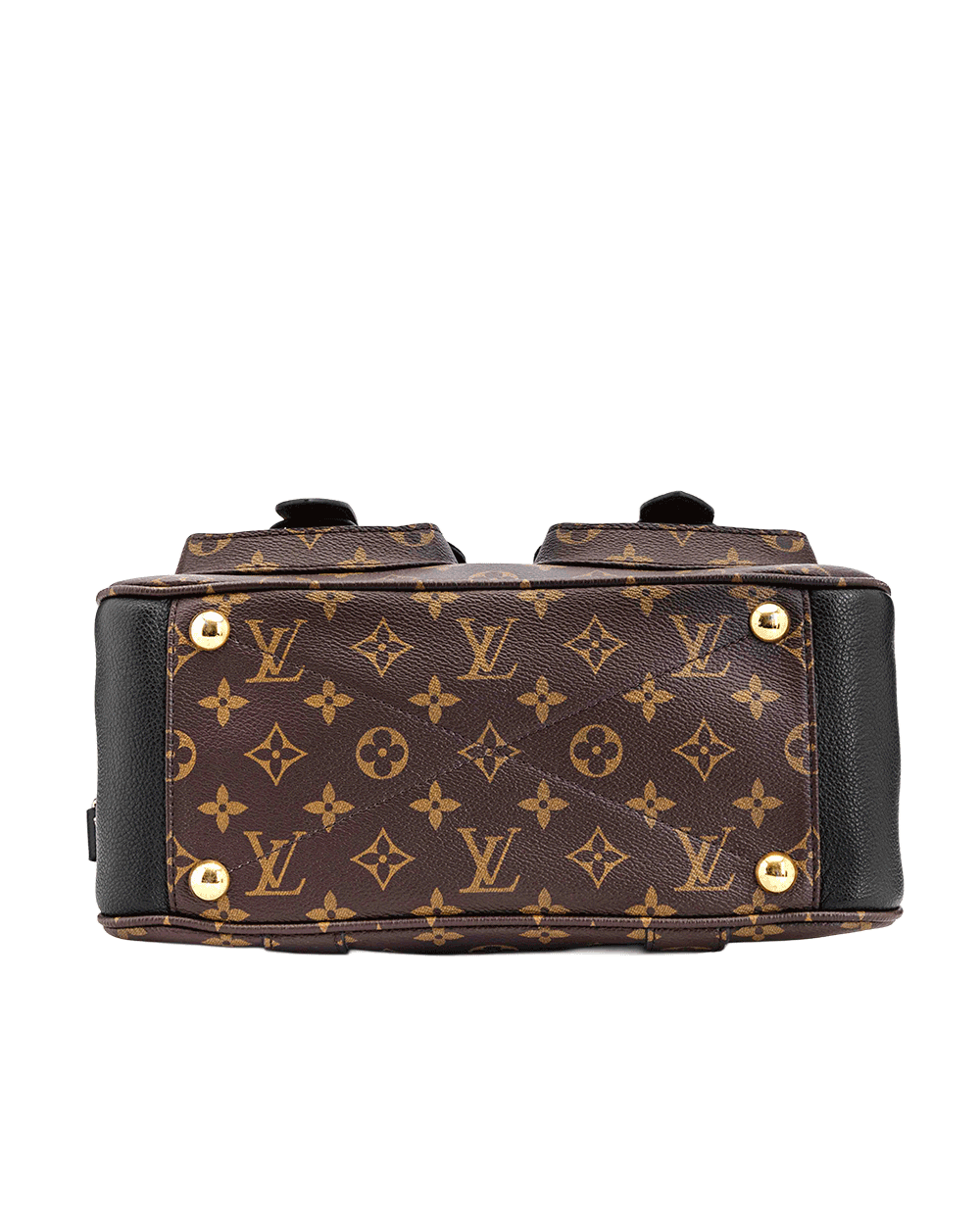 6 LV MANHATTAN NM BROWN BLACK MONOGRAM CANVAS GHW SD3147 0549