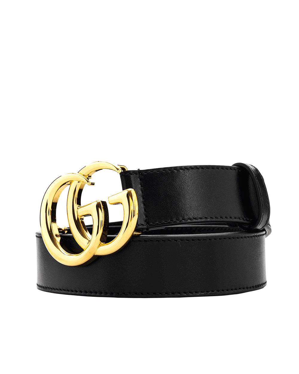 8 GUCCI BELT 3 CM 85 BLACK CALF GHW 0666