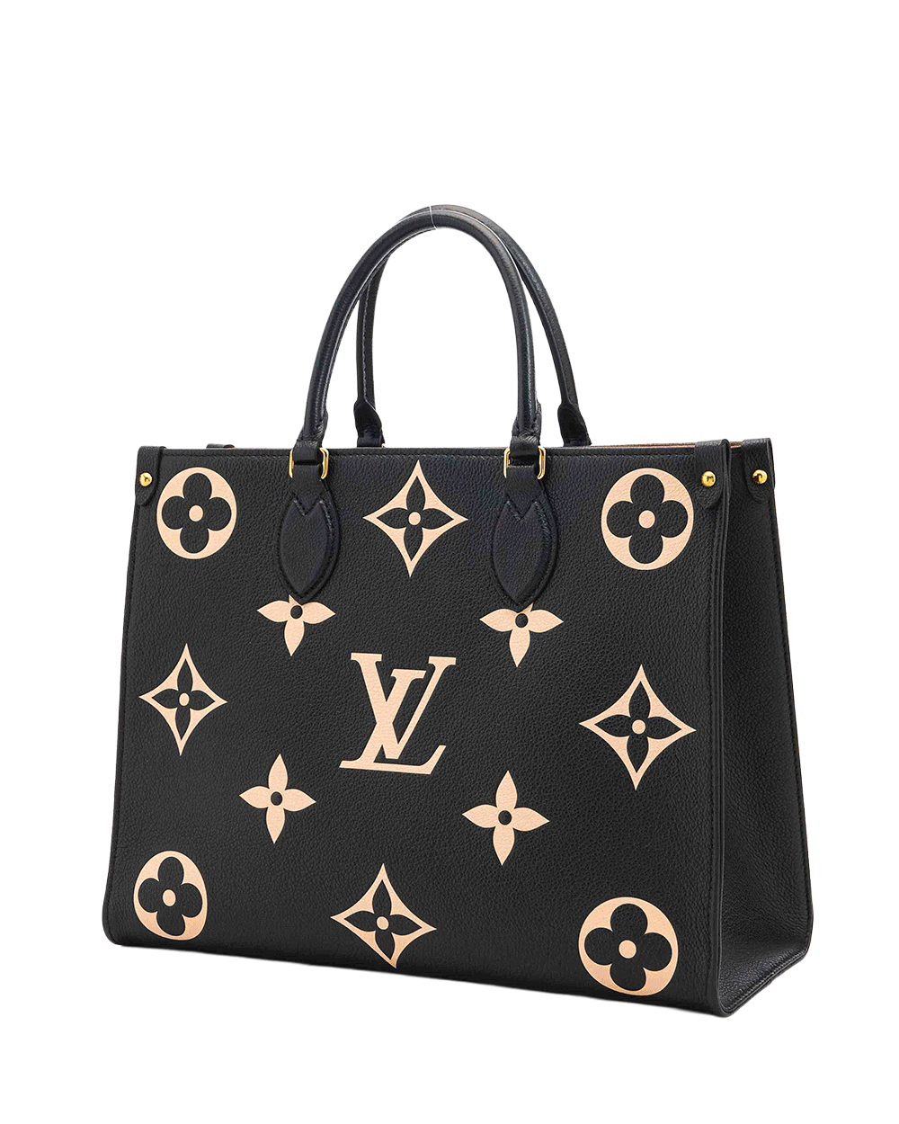 1 LV ON THE GO MM BLACK MONOGRAM EMPREINTE GHW MICROCHIP 0041