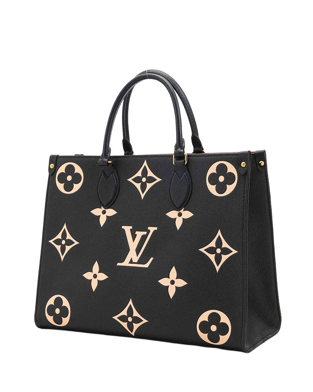 1 LV ON THE GO MM BLACK MONOGRAM EMPREINTE GHW MICROCHIP 0042