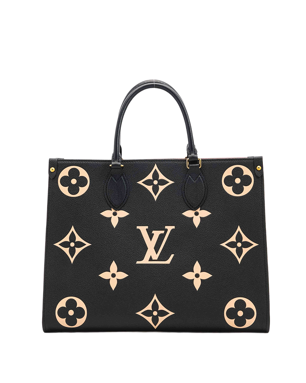 1 LV ON THE GO MM BLACK MONOGRAM EMPREINTE GHW MICROCHIP 0043