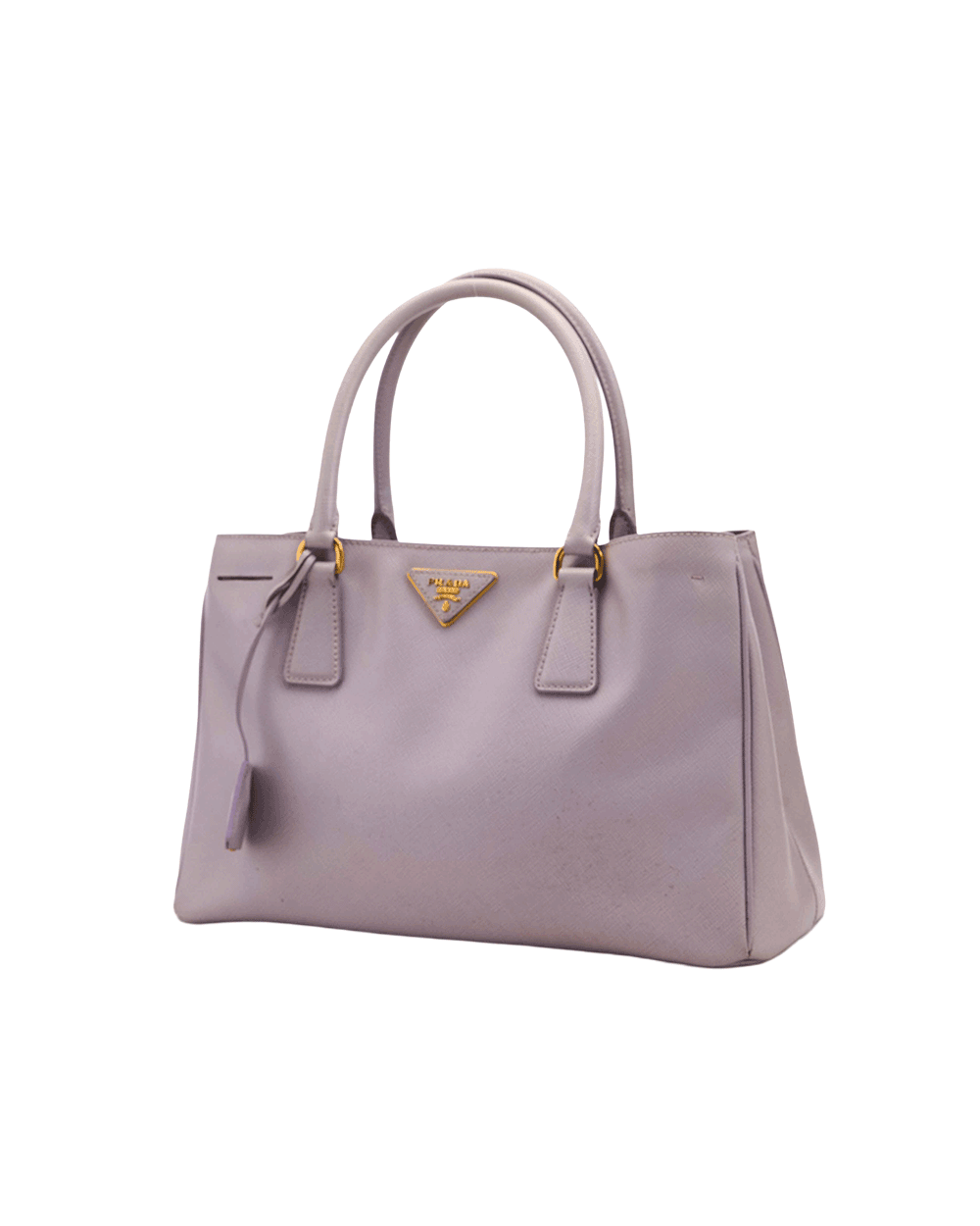 10 PRADA GALLERIA SMALL PURPLE SAFFIANO GHW 0004