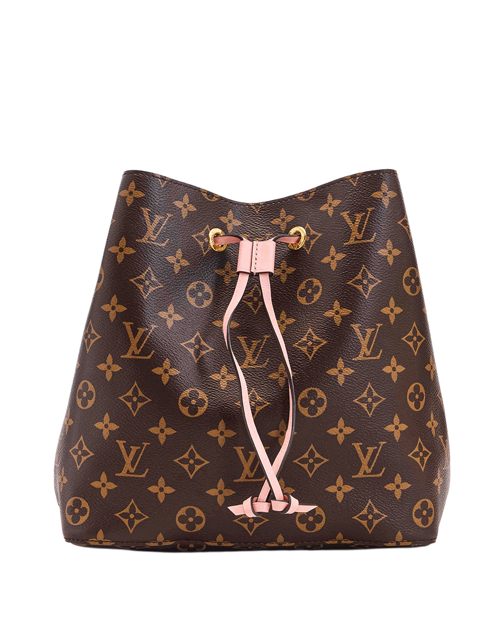 12 LV NEONOE MM BROWN PINK MONOGRAM CANVAS GHW MICROCHIP 0201