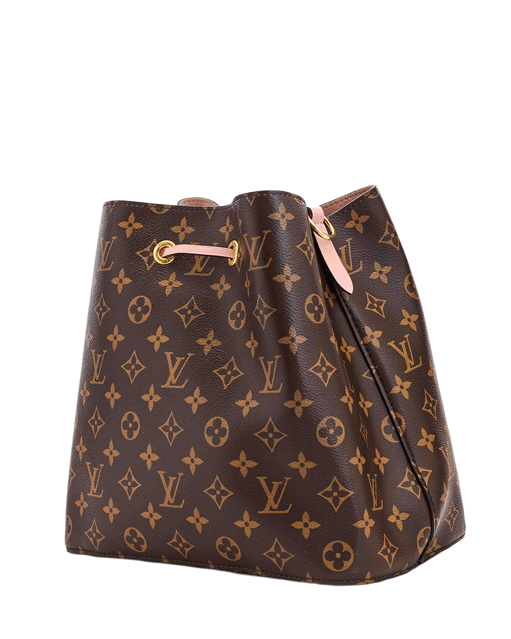 12 LV NEONOE MM BROWN PINK MONOGRAM CANVAS GHW MICROCHIP 0203