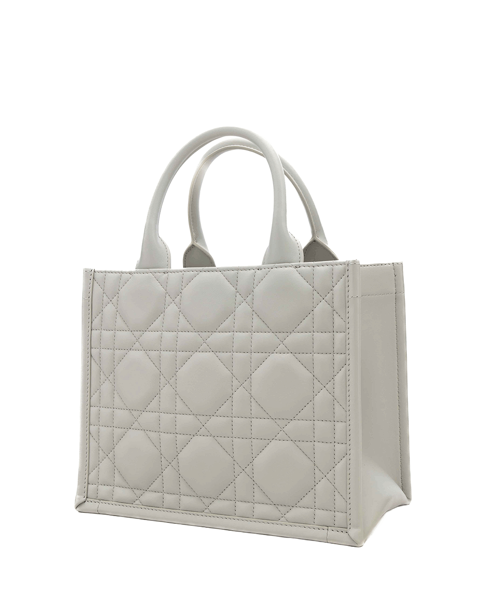 13 DIOR BOOK TOTE SMALL GREY CALF GHW 62 MA 0274 0256
