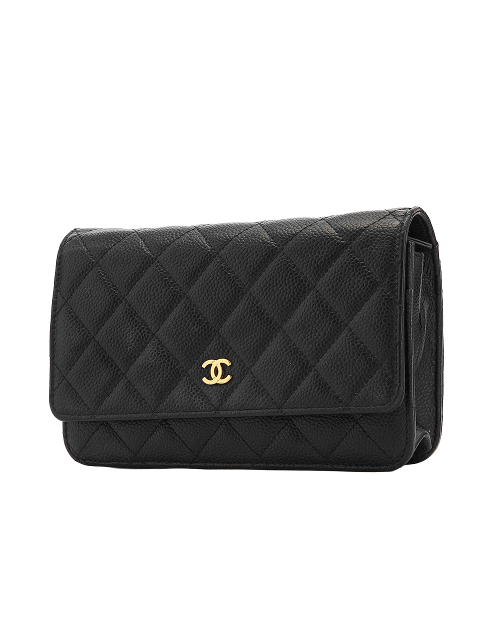14 CHANEL WOC BLACK CAVIAR GHW 22129658 0166