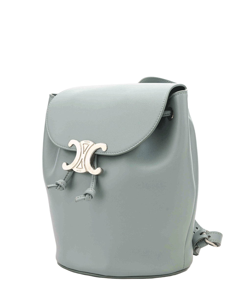 19 CELINE BONNIE BACKPACK BLUE CALF GHW S GA 4264 0067