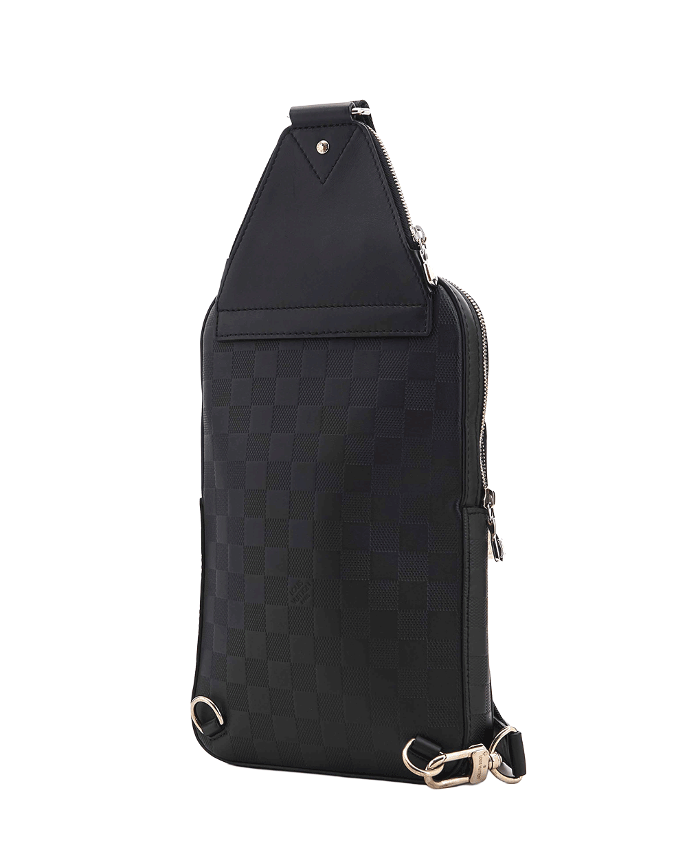 2 LV AVENUE SLING BAG BLACK DAMIER CALF SHW MICROCHIP 0082