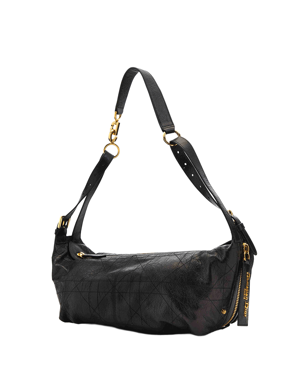 20 DIOR JOURNEY BLACK CALF GHW 62 MA 1224 0039