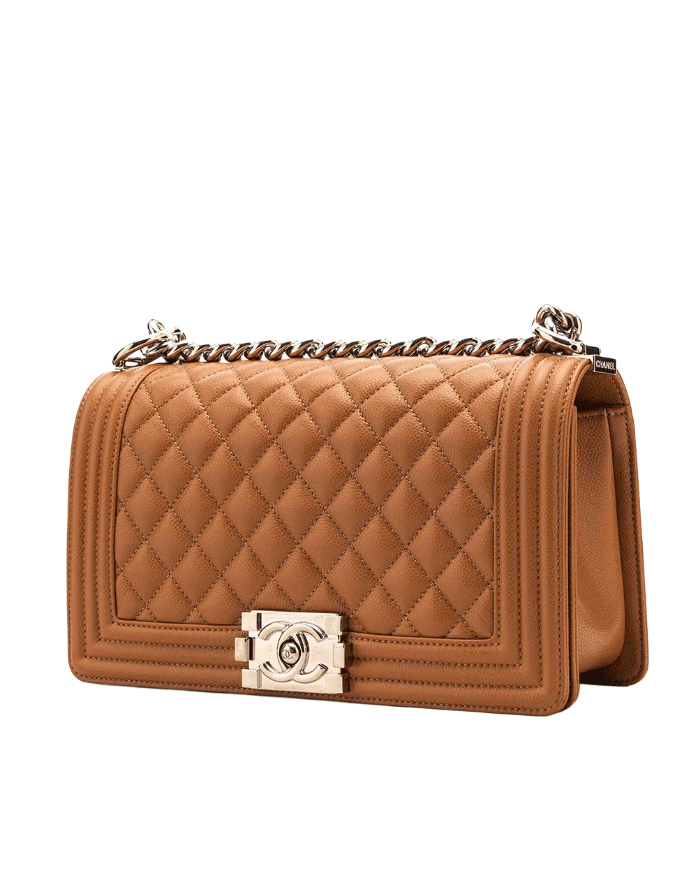 21 CHANEL BOY 10 BROWN CALF SHW HCJHLPGG1 0003