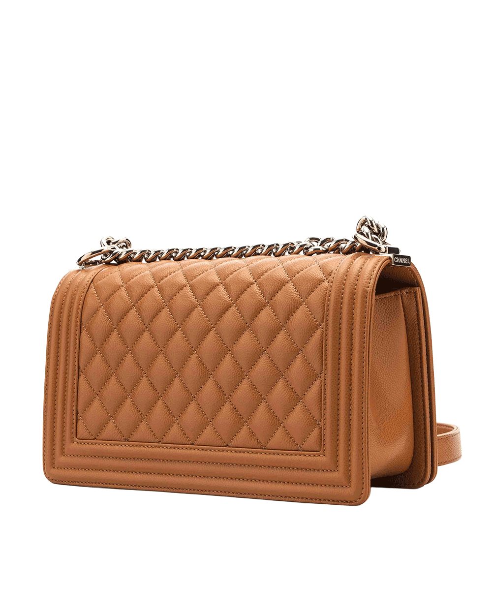 21 CHANEL BOY 10 BROWN CALF SHW HCJHLPGG1 0004