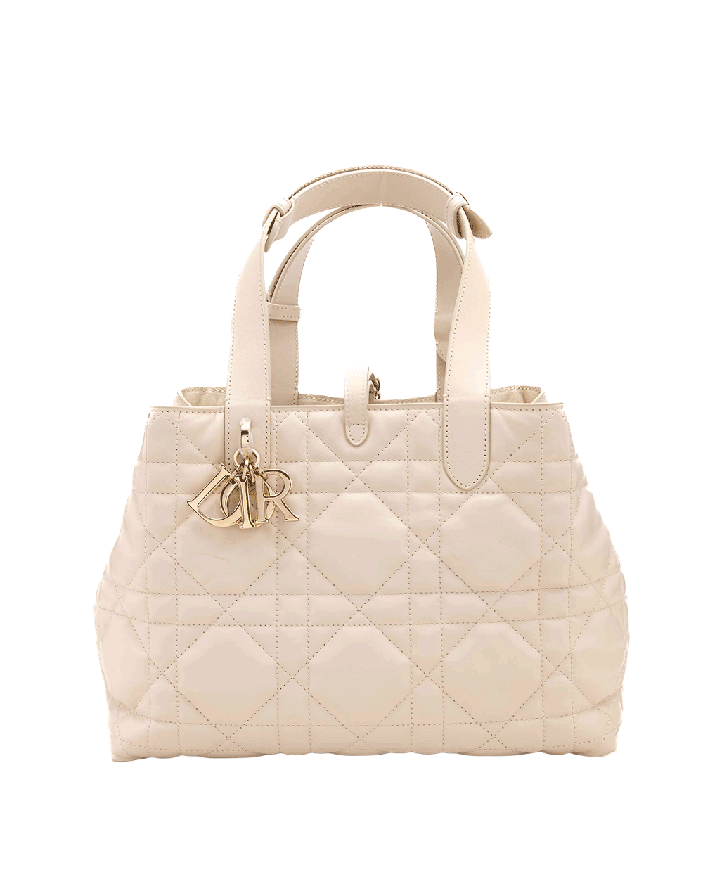 23 DIOR TOUJOURS MEDIUM WHITE CALF GHW 88 MA 0254 0273