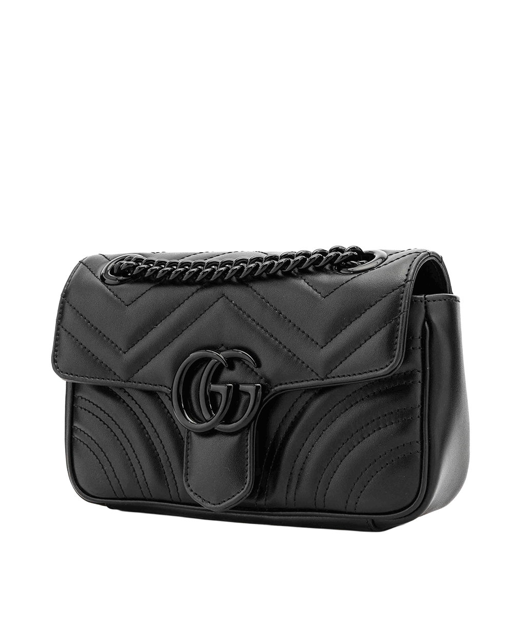 25 GUCCI MARMONT 22 SO BLACK CALF 446744 520981 8500176