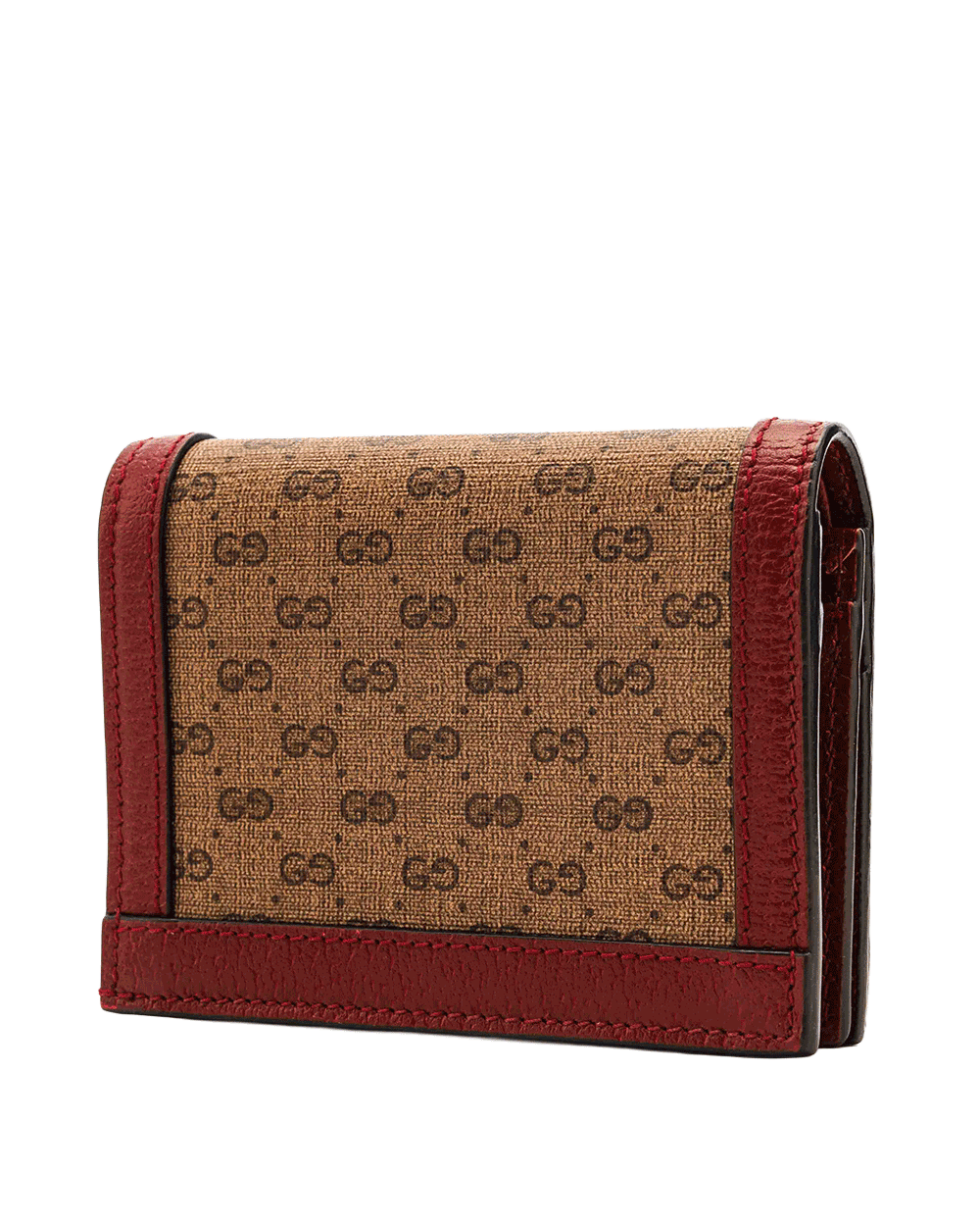 28 GUCCIxDOREAMON BI FOLD WALLET SHORT RED GG MONOGRAM CANVAS GHW 647788 0416 0139