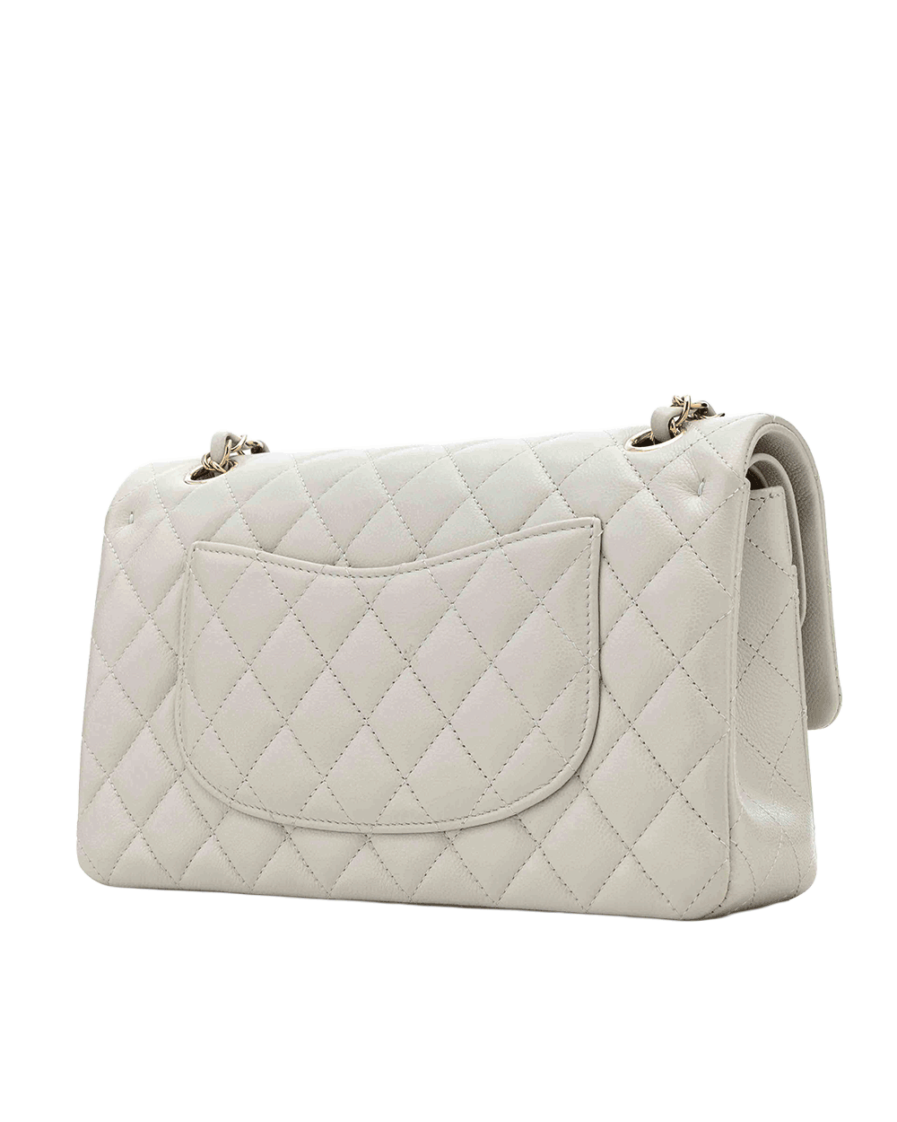 35 CHANEL CLASSIC 10 GREY CAVIAR GHW X8E4XAH9 0081