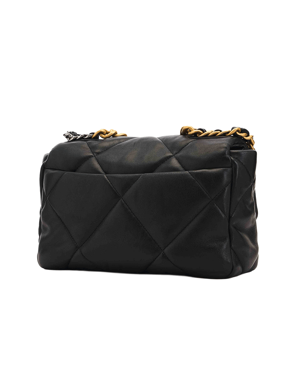 4 CHANEL FLAP 19 26 BLACK LAMB GHW 31082118 0146