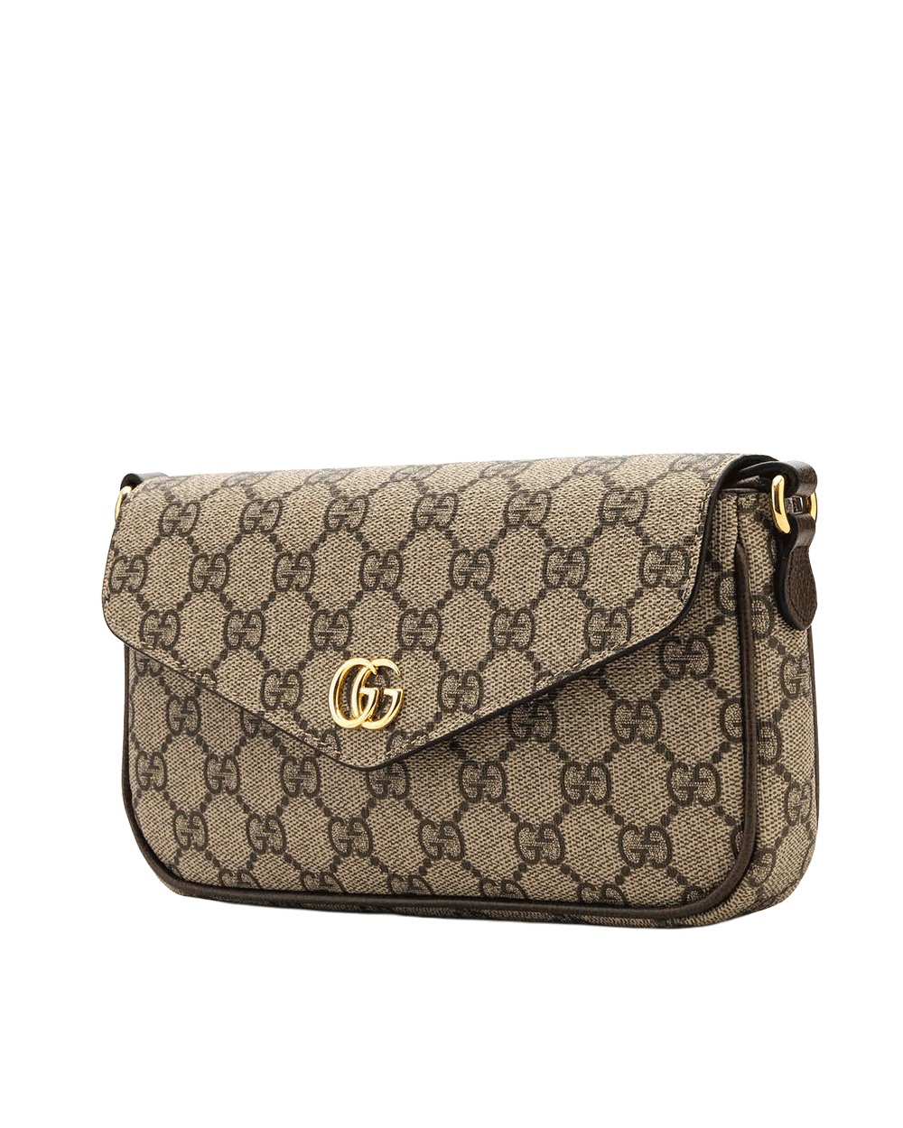 6 GUCCI OPHIDIA POCHETTE MINI BROWN GG MONOGRAM CANVAS GHW 764961 0416 0026 1