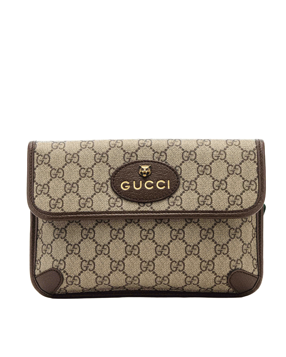 8 GUCCI NEO VINTAGE BELT BAG BROWN GG MONOGRAM CANVAS GHW 0049 1
