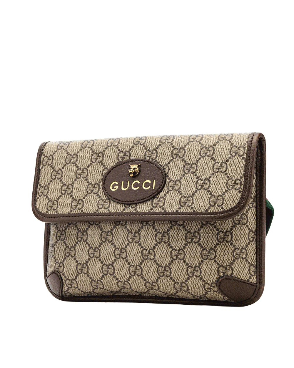 8 GUCCI NEO VINTAGE BELT BAG BROWN GG MONOGRAM CANVAS GHW 0050 1