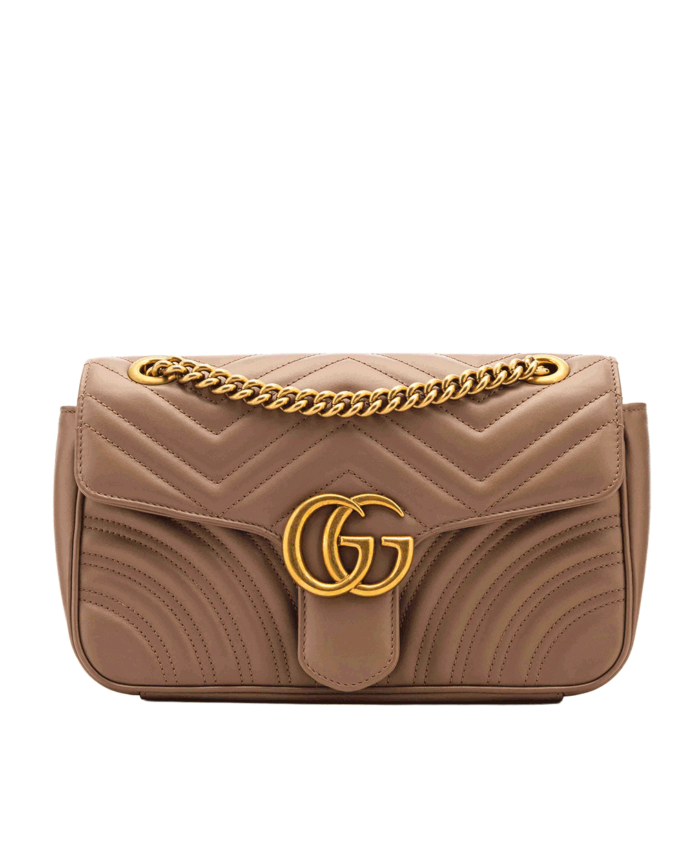 9 GUCCI MARMONT 26 BEIGE NUDE CALF GHW 443497 498879 0078