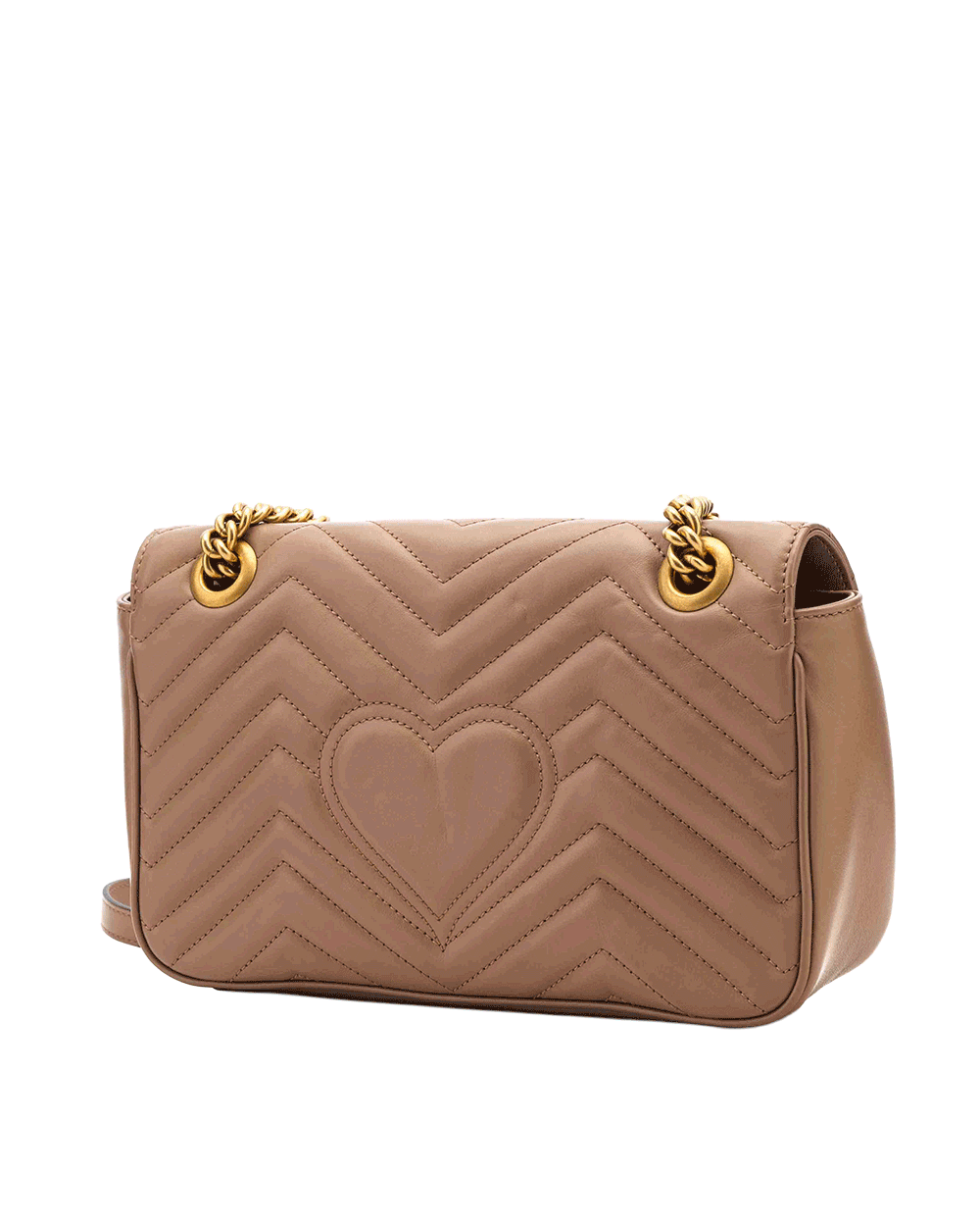 9 GUCCI MARMONT 26 BEIGE NUDE CALF GHW 443497 498879 0080